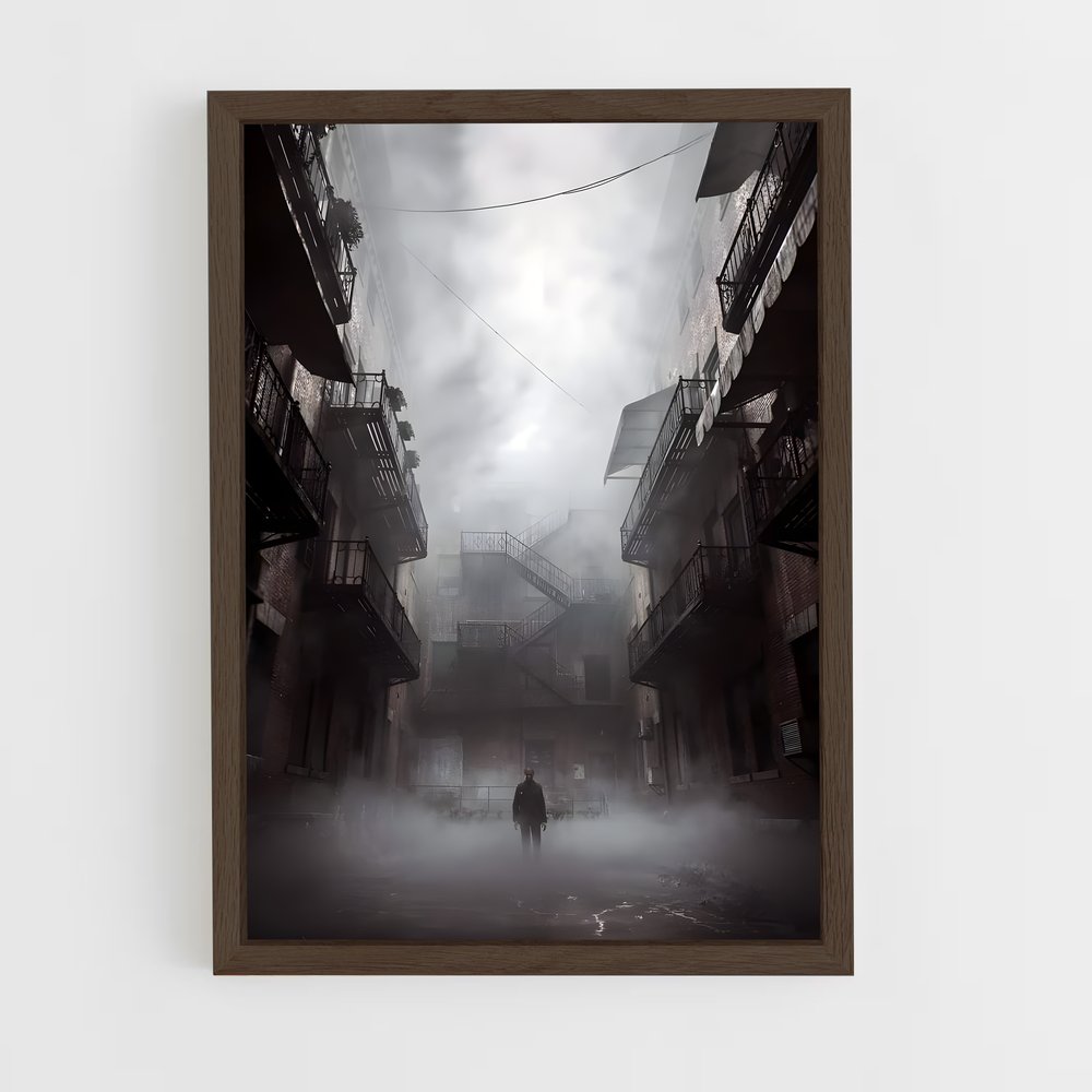 Poster L'Allée Brumeuse – affiche Silent hill (vue 5)